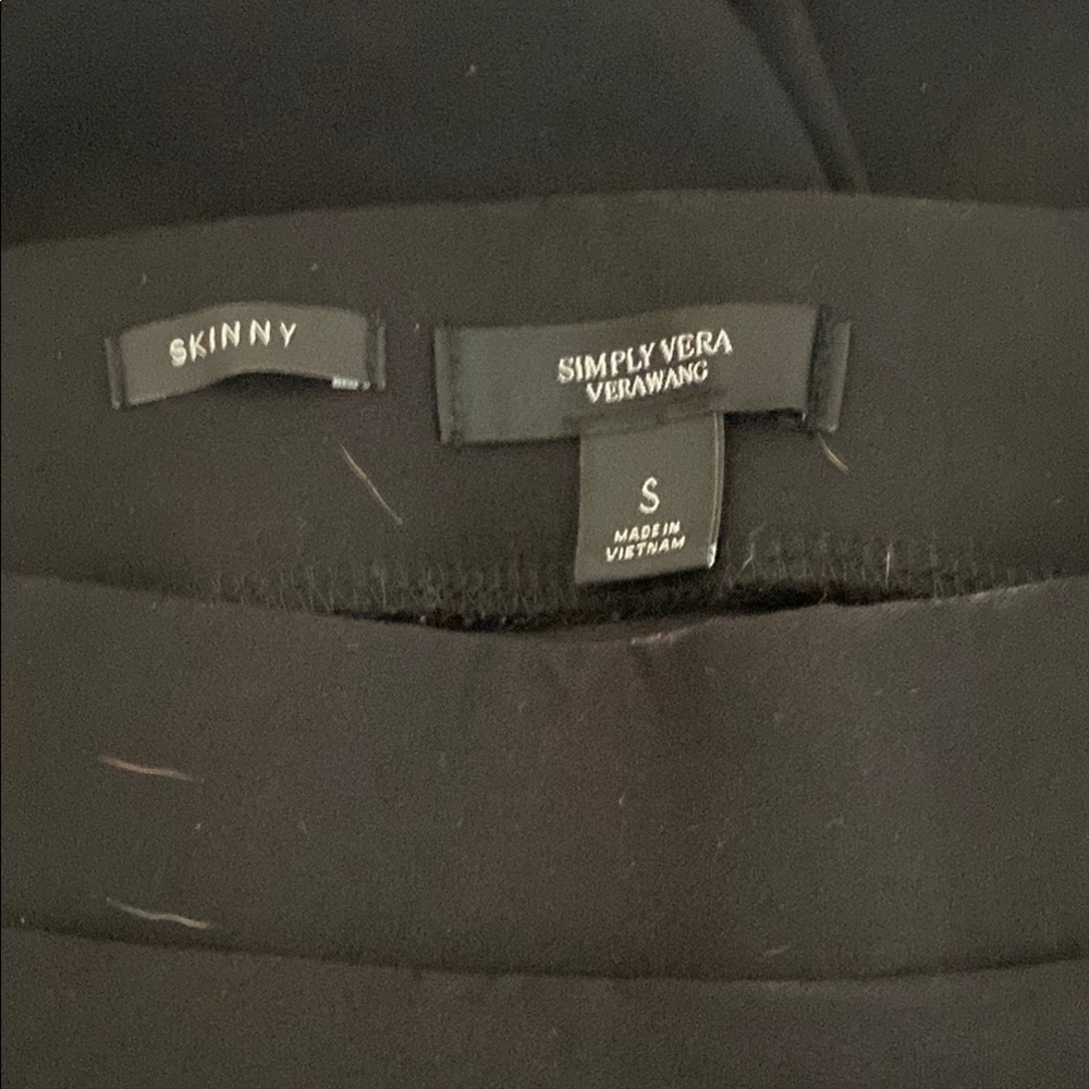 Simply Vera Vera Wang Elegant Black Trousers